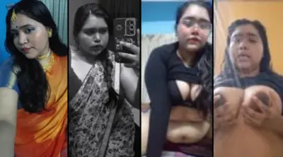 Bengali Horny Babe Teasing Pressing Licking Boobs Video