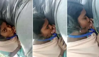 Tamil Girlfriend Giving a Blowjob to BF Video